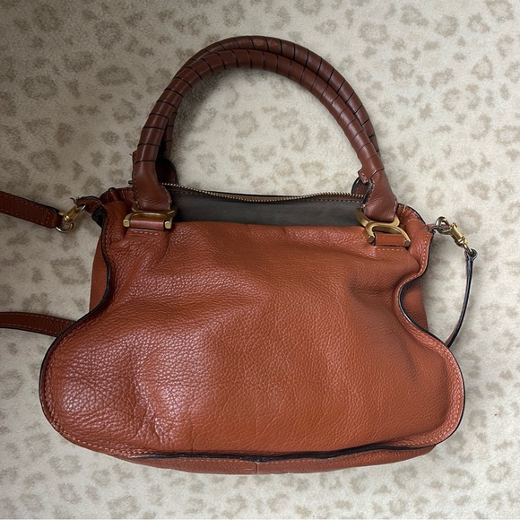 Chloe Marcie Medium Leather Satchel - Picture 5 of 13